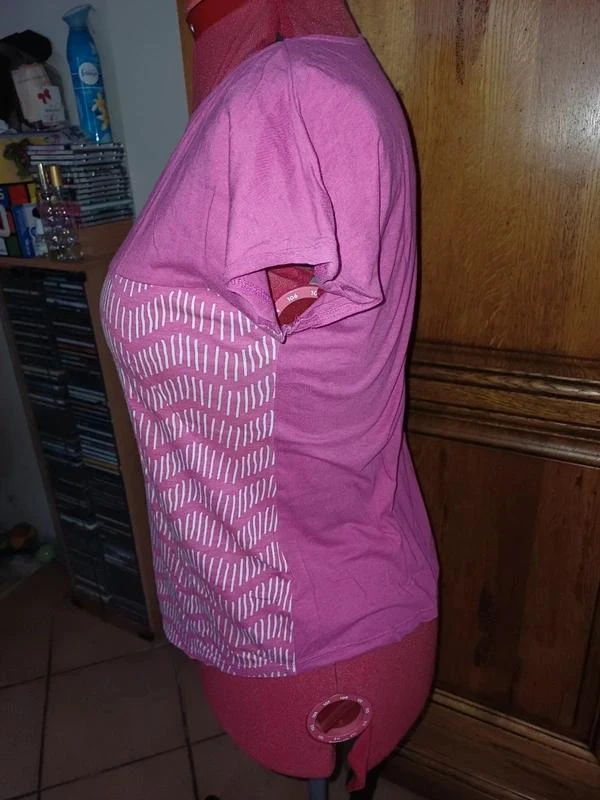 Pink cotton T-shirt size 38 – photo 2